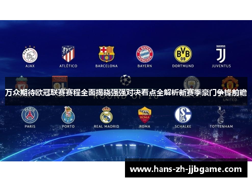 万众期待欧冠联赛赛程全面揭晓强强对决看点全解析新赛季豪门争锋前瞻